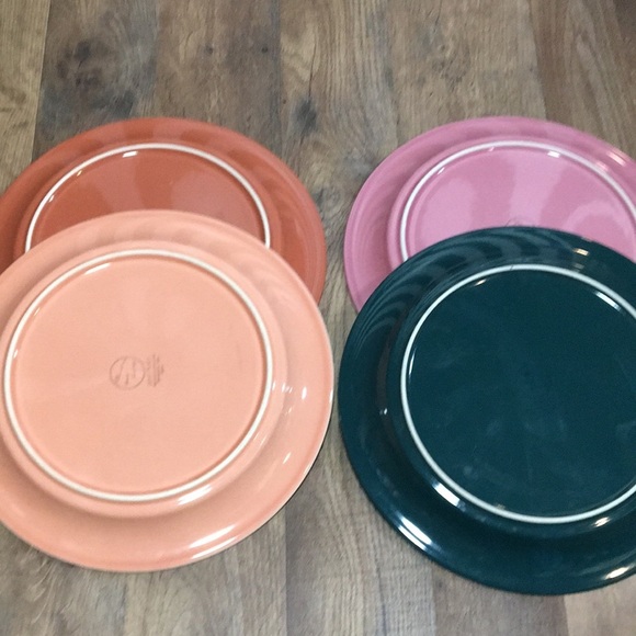 Nancy Calhoun Set Of 4 Multicolor Matching Rainbow Dinner Plates Made in Japan - Picture 13 of 17